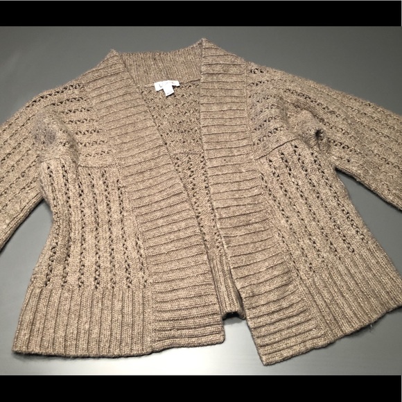 Ann Taylor LOFT chunky knit cardigan - Picture 1 of 5